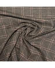 Tweed Loro Piana Windowpane din 100% Cașmir