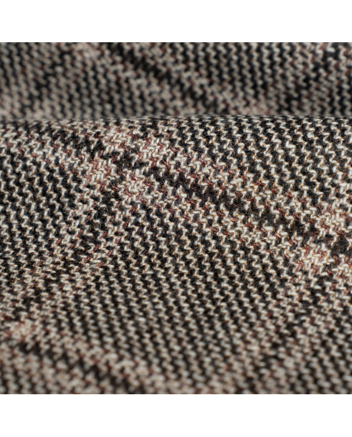Tweed Loro Piana Windowpane din 100% Cașmir