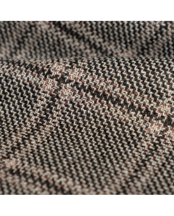 Tweed Loro Piana Windowpane din 100% Cașmir
