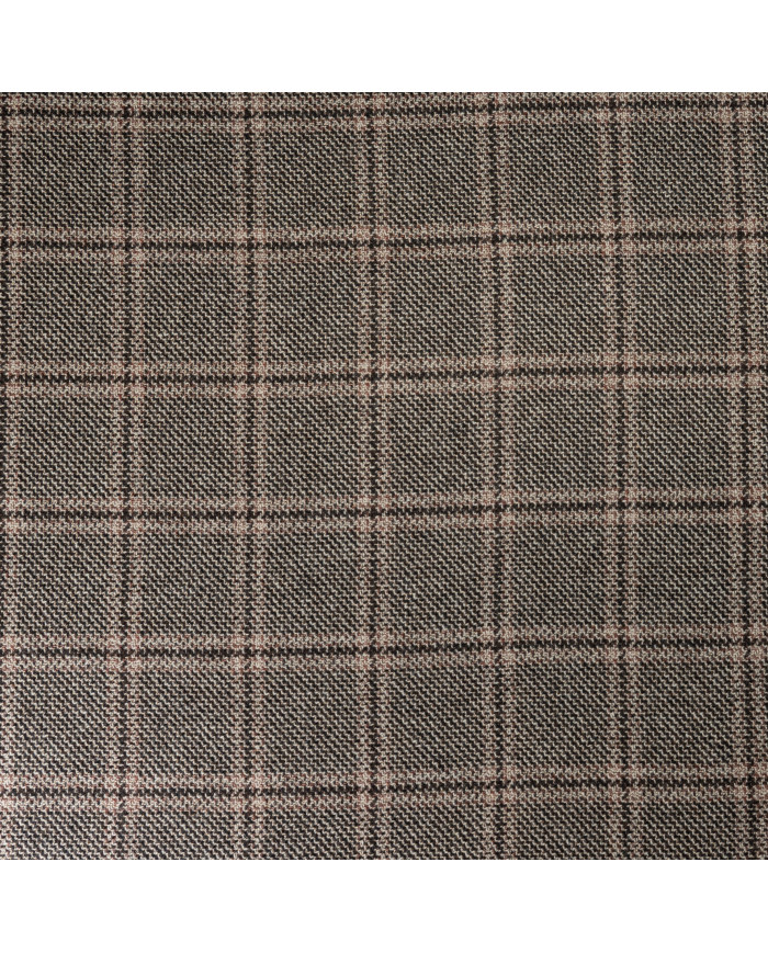 Tweed Loro Piana Windowpane din 100% Cașmir