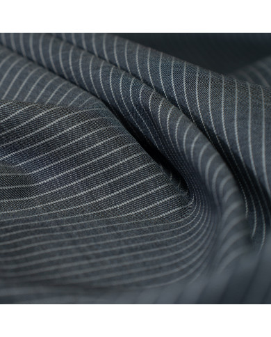 Loro Piana Grey Pinstripe