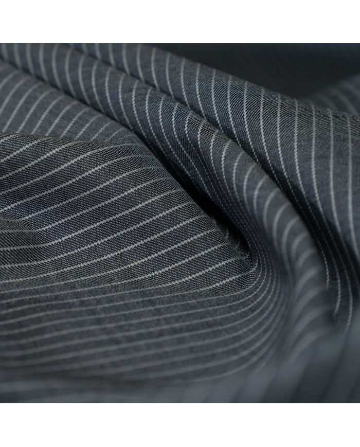 Loro Piana Grey Pinstripe