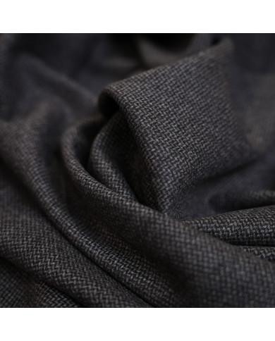 Stofă Tweed Herringbone din Lână Virgină