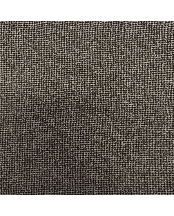 Stofă Tweed Loro Piana în micro-carouri maro