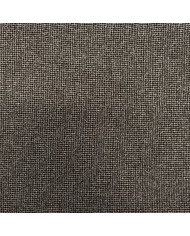 Stofă Tweed Loro Piana în micro-carouri maro