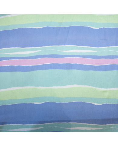 In cu vâscoză în dungi multicolore pastel