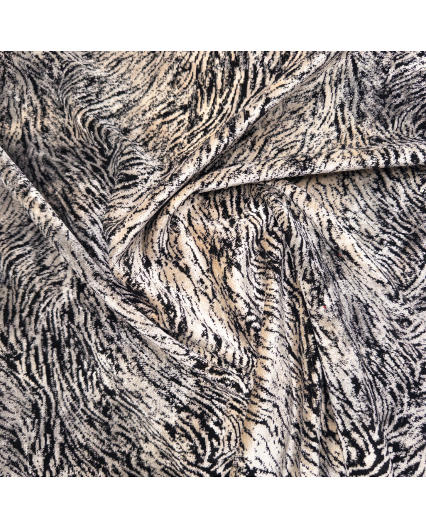 Tapițerie catifea 100% bumbac - animal print