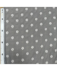 Poplin cu floricele brodate